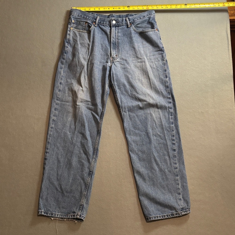 Levi 550 Relaxed Fit Jeans Blue Denim Mens 38x32 00550-4891
